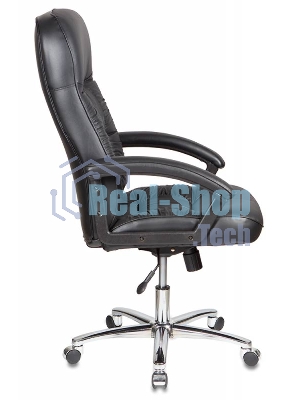 Кресло Бюрократ T-9908AXSN-AB черный, кожа