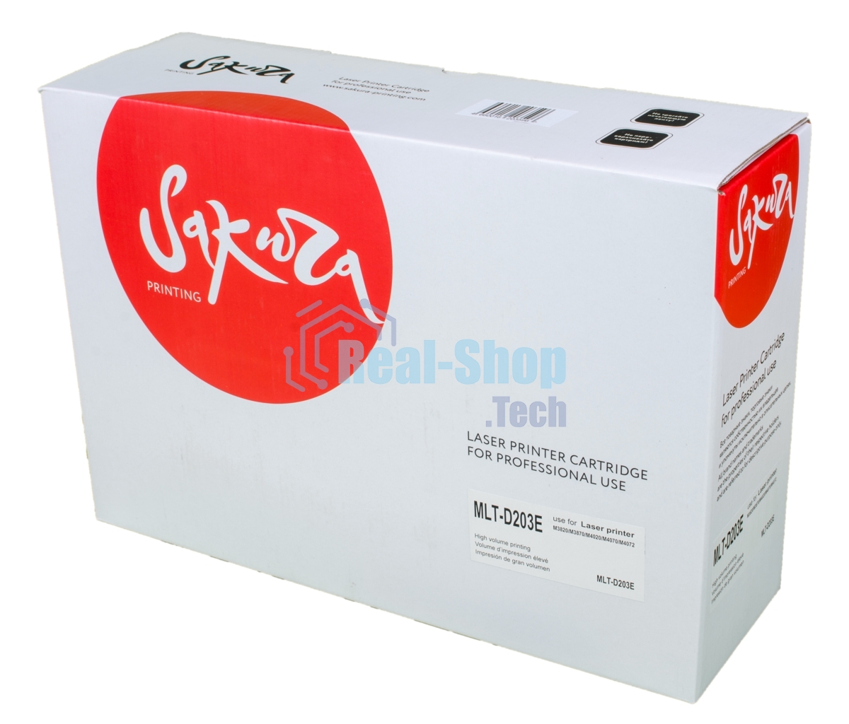 Картридж лазерный Sakura MLTD203E для Samsung SL-M3820/4020,M3870/4070 черный, 10000 к.