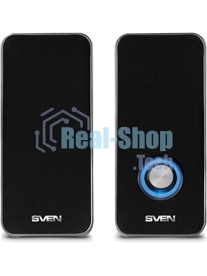 Акустическая система 2.0 SVEN 325, черный, USB, мощность 2x3 Вт(RMS) SVEN 325, черный, USB, акустическая система 2.0, мощность 2x3 Вт(RMS)