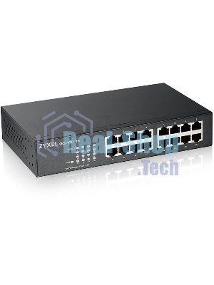 Коммутатор Zyxel GS1100-16-EU0103F 16G неуправляемый