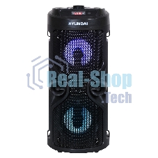 Минисистема Hyundai H-MC150 черный 50Вт/FM/USB/BT/SD/MMC