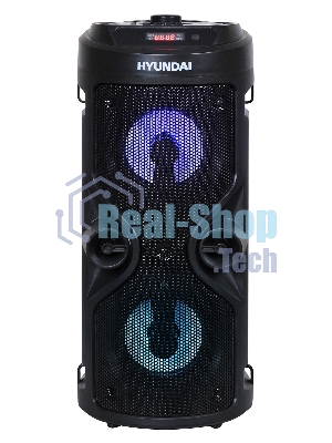 Минисистема Hyundai H-MC150 черный 50Вт/FM/USB/BT/SD/MMC