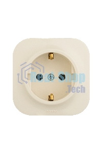 Розетка Legrand 782241 с заземлением без шторок (Слоновая кость)