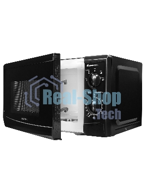 Микроволновая печь Starwind SWM5720 черный, 20 л, 700 Вт, переключатели - поворотный механизм