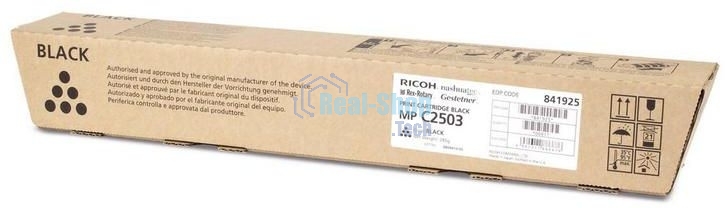 Картридж лазерный Ricoh type MPC2503 черный для Aficio MP C2003SP/C2503SP/C2003ZSP/C2503ZSP/C2011SP 15000 отпечатков