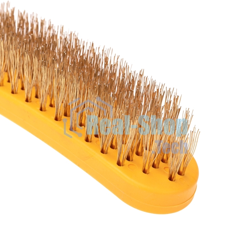 Щетка по металлу Kranz с пластиковой ручкой 260 мм