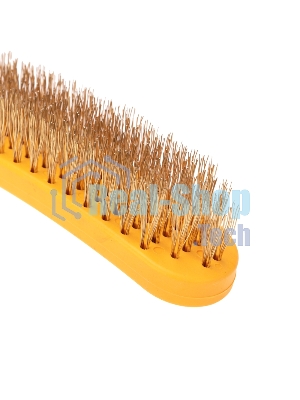 Щетка по металлу Kranz с пластиковой ручкой 260 мм