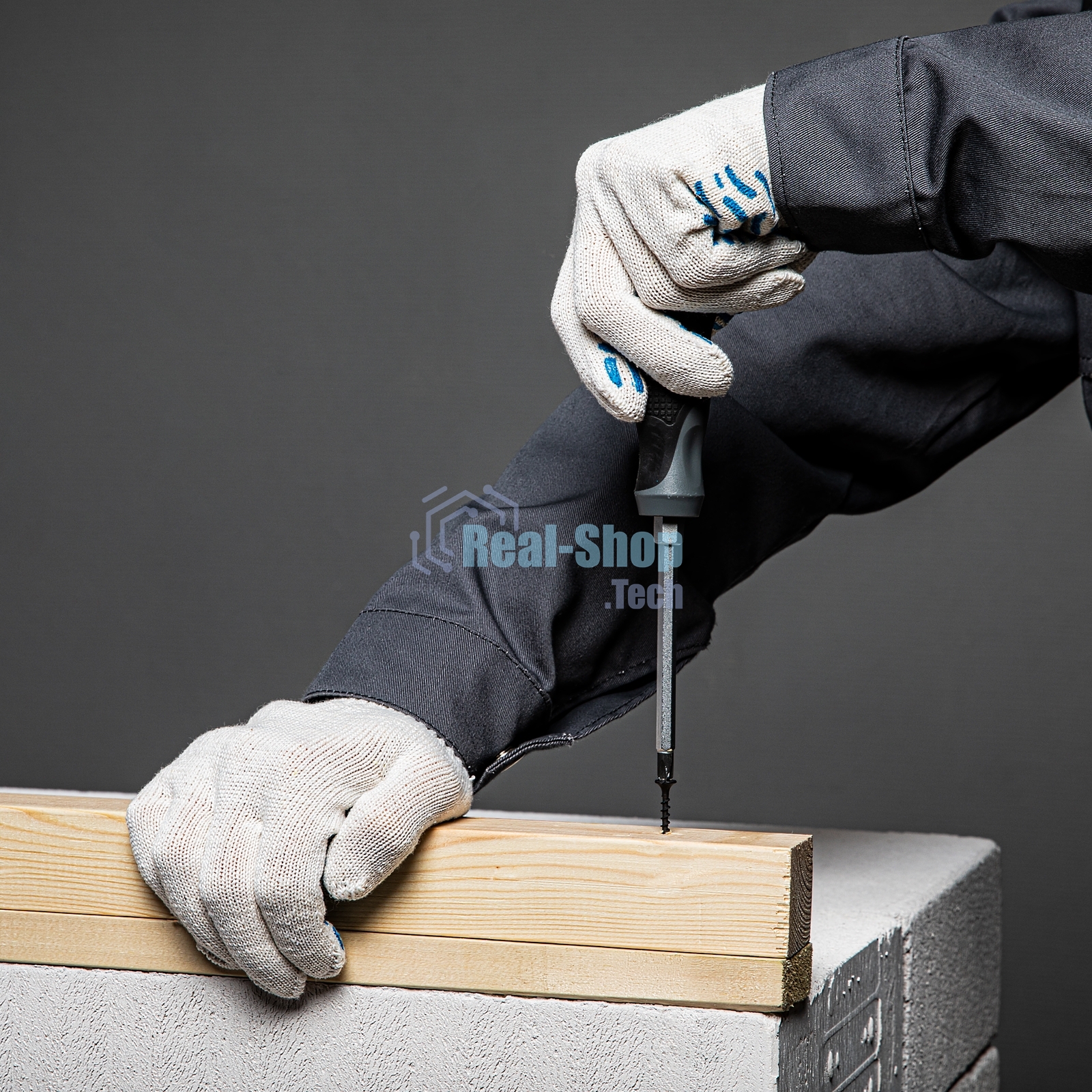 Перчатки трикотажные, ПВХ-покрытие 