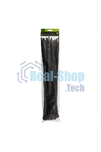 Хомуты Сибртех, 500 х 8 мм, пластиковые, черные, 50 шт. 45588