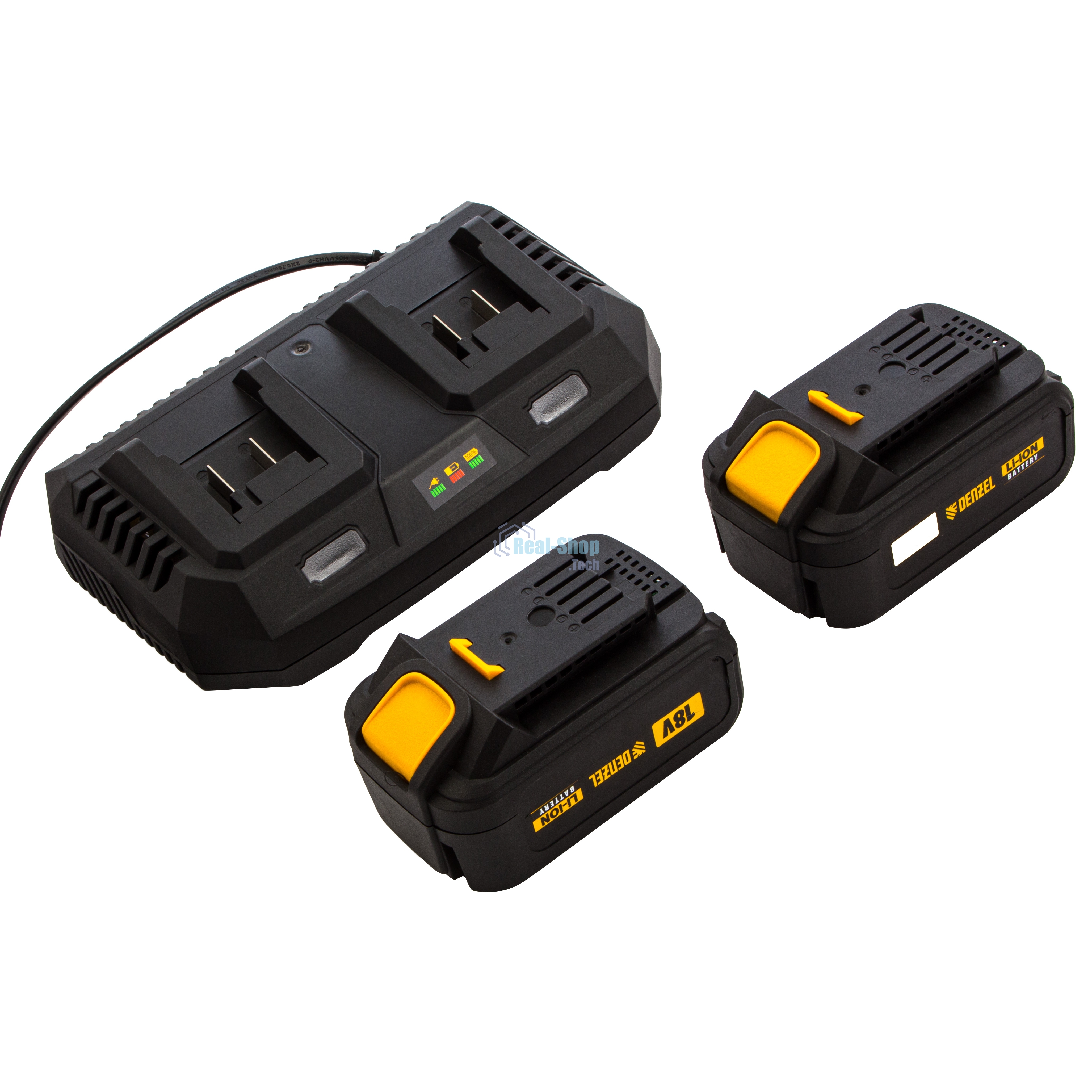 Цепная пила аккумуляторная бесщет. Denzel RCS400-36, Li-ion, 36 В, 4 А·ч, шина 400 мм/58610