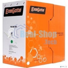 Кабель Exegate EX138965RUS UTP 4 пары кат.5e Exegate CCA Light, 305м pullbox, серый