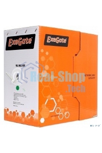 Кабель Exegate EX138965RUS UTP 4 пары кат.5e Exegate CCA Light, 305м pullbox, серый