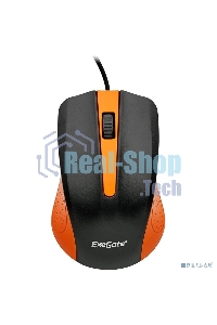 Мышь проводная ExeGate Professional Standard SH-9030BO черный/оранжевый, 1200 dpi, USB, кнопки - 3
