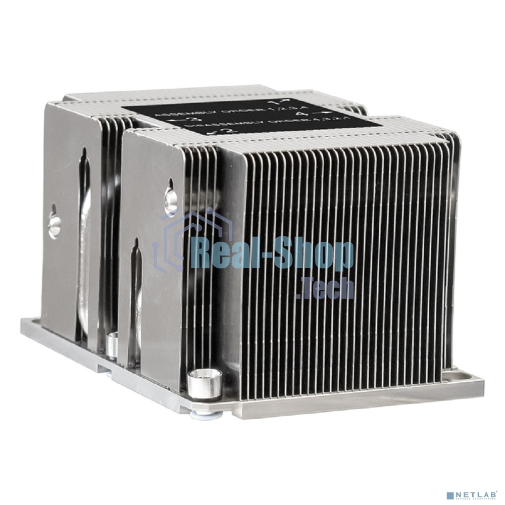 Радиатор для процессора ExeGate ESNK-P0068PS.2U.3647.Cu серебристый, алюминий/медь, 205 Вт