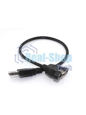 Кабель USB 2.0 для монтажа на корпус 30 см