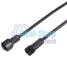 Удлинитель (шнур) Neon-night для светодиодных гирлянд 3 м черный ПВХ Professional