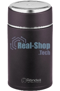 Термос для еды Rondell Tierno RDS-1661 0.7 л. бордовый с чехлом картонная коробка