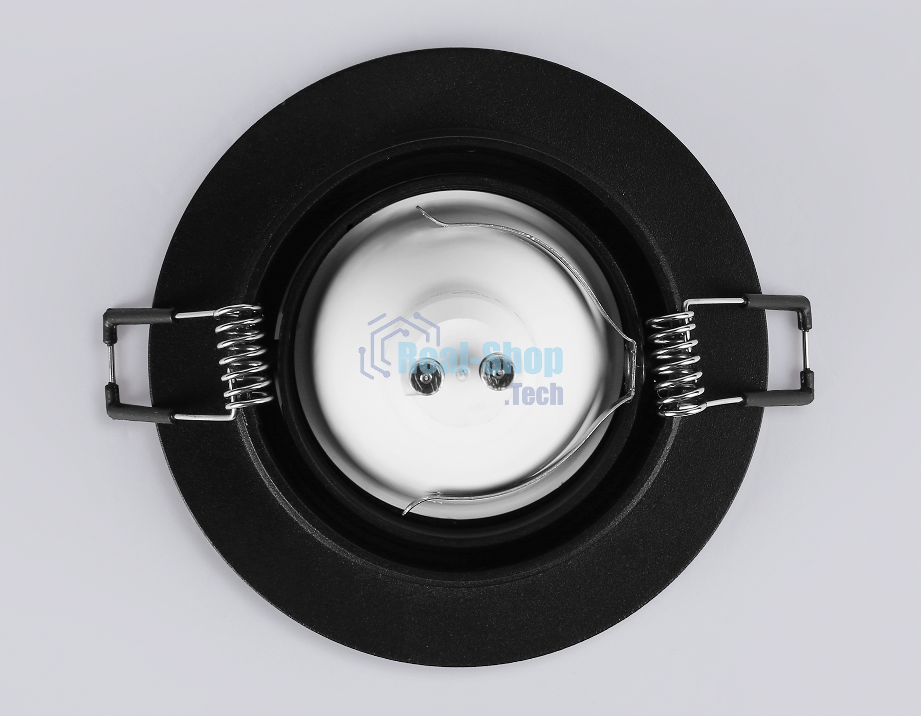 Встраиваемый поворотный точечный светильник Ambrella light TN102742 BK черный IP20 GU5.3 D95*25