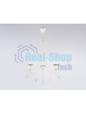 Светильник Ambrella light TR4915/3 WH/GD белый/золото E14/3 max 40W D550*860