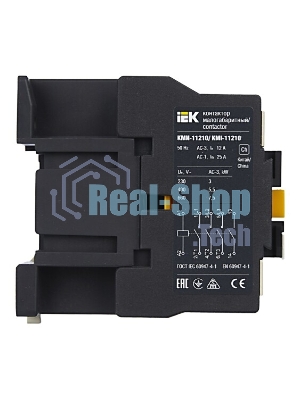Контактор IEK KKM11-012-230-10 КМИ-11210 12А 230В/АС3 1НО