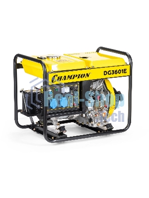 Электрогенератор дизельный Champion DG3601E, 3 кВт, 80 дБ, 80 кг