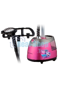 Отпариватель напольный Centek CT-2379 (розовый) 2200Вт, 2.5л БОЛЬШОЙ БАК, 40г/мин,10 режимов, алюм.ш