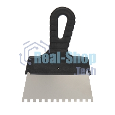 Шпатель фасадный Rexant 150 мм зуб 6х6 нержавеющая сталь, пластмассовая ручка