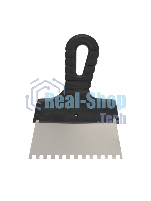 Шпатель фасадный Rexant 150 мм зуб 6х6 нержавеющая сталь, пластмассовая ручка