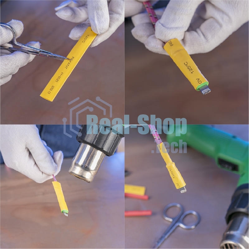 Термоусаживаемые трубки Rexant AUTO PLUS 2:1 (Набор 19 шт.)