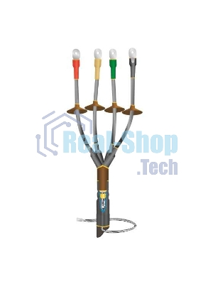 Муфта кабельная концевая наружной установки 1кВ КНТпН 4х(70-120мм) с болтовыми наконечниками Нева-Транс Комплект 22020097