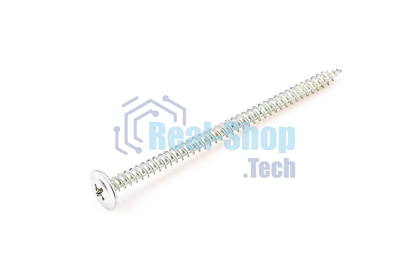 Саморез 4.2х50 металл-металл с прессшайбой цинк (уп.100шт) коробка СТРОЙМЕТИЗ UTORM2050135