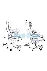 Кресло игровое Бюрократ VIKING 6 KNIGHT BR FABRIC коричневый, крестовина металл/пластик
