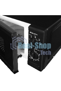 Микроволновая печь Starwind SWM5720 черный, 20 л, 700 Вт, переключатели - поворотный механизм