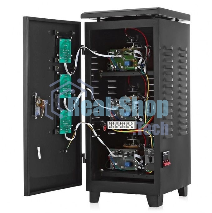 Стабилизатор напряжения Ресанта АСН-60000/3-ЭМ однофазный белый (63/4/10)