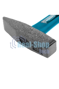 Молоток слесарный Gross 10277 600г, квадратный боек фибергласовая обрезиненная рукоятка