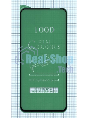 Керамическая пленка (стекло) для Xiaomi Redmi Note 9 черный