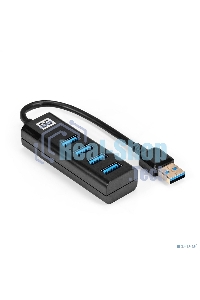 USB-концентратор 4-в-1 ExeGate DUB-4TP (кабель-адаптер USB3.0 --> 4xUSB3.0, Plug&Play, черный)
