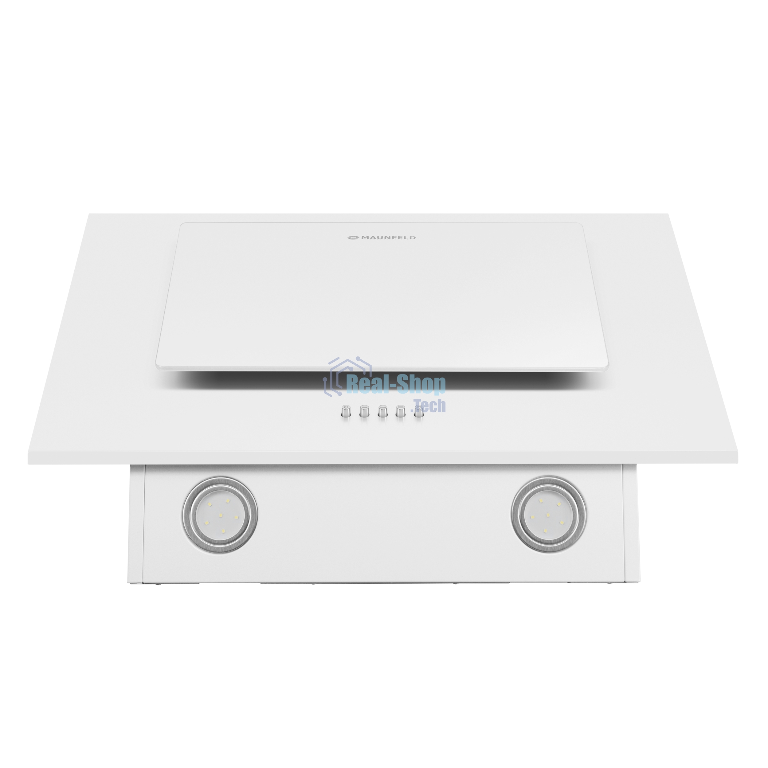 Вытяжка наклонная Maunfeld Tower 60 белый, 60 см, 700 куб. м/ч, 66 дБ