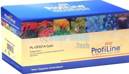 Картридж лазерный ProfiLine PL-CE321A для принтеров HP LJ CP1525N/CP1525NW/CM1415/1415fnw Cyan 1300 копий