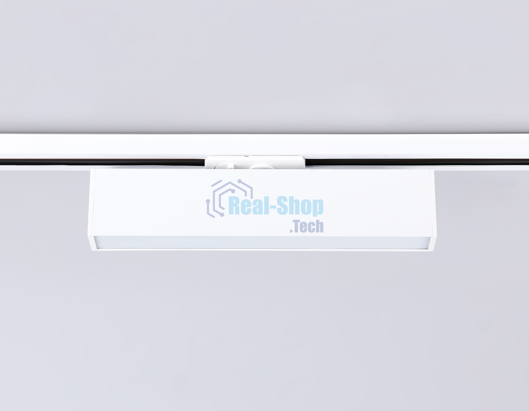 Трековый однофазный светильник Ambrella light GL6761 WH белый LED 12W 3000K 300*22*48
