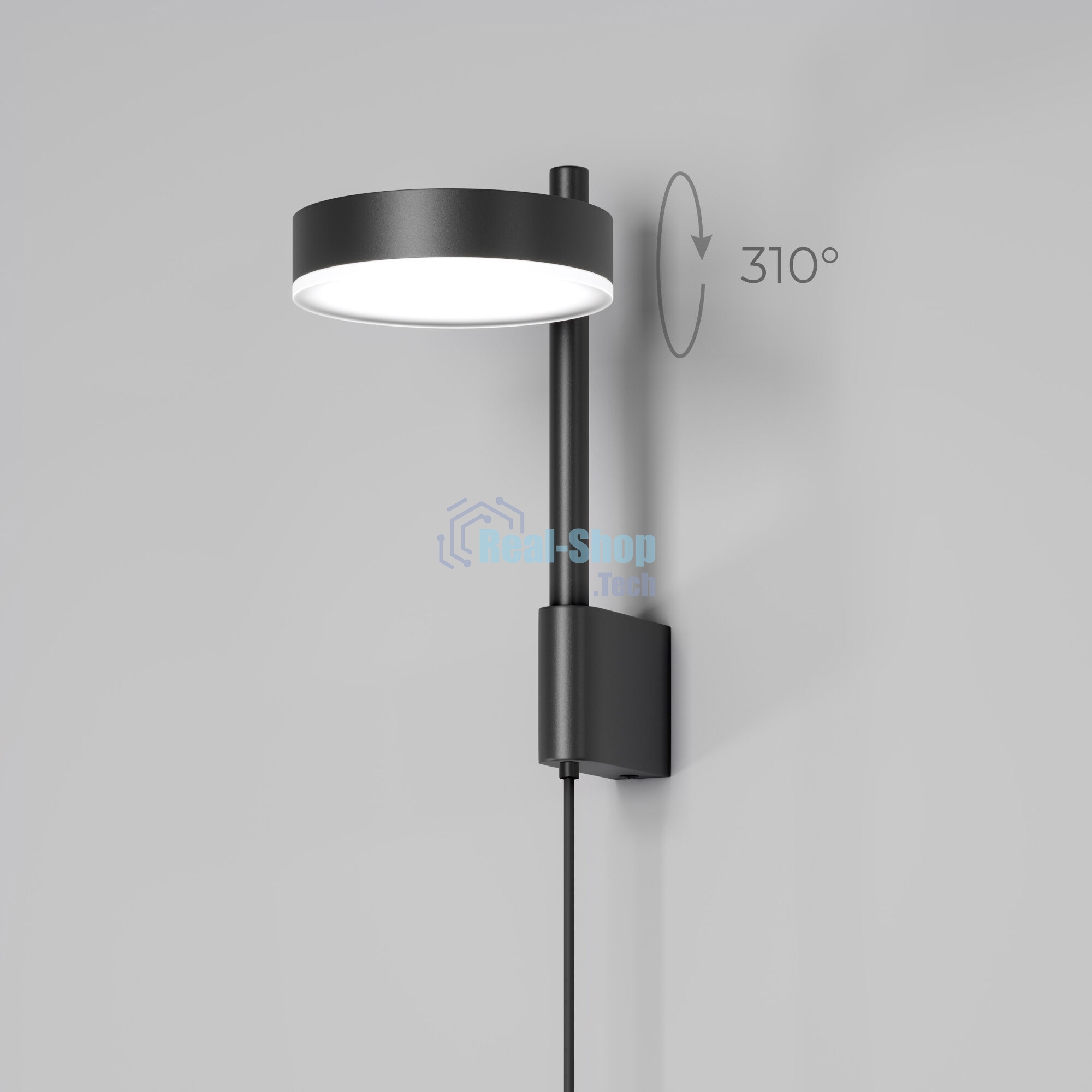 40129/LED/ Светильник настенный светодиодный Tobi черный