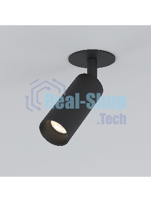 Diffe светильник встраиваемый черный 8W 4200K (25039/LED)