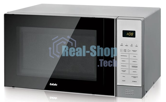 Микроволновая печь BBK 20MWG-736S/BS серебристый/черный, 20 л, 700 Вт, сенсор