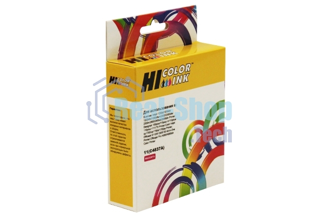 Расходные материалы Hi-Black C4837A Картридж №11 для HP DJ 2000C/CN/2500C/2200/2250/500/800, пурпурный, 1750 стр.