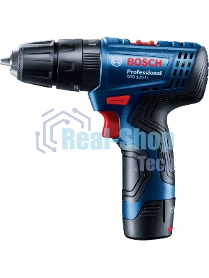 Дрель-шуруповерт Bosch GSB 120 Li, 12 В, 2 Ач, 30 Нм, щеточный