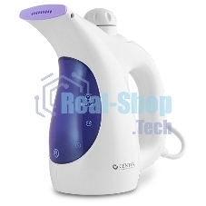 Отпариватель ручной Centek CT-2380 (бел/фиолет) 700Вт, 250мл, 15г/мин, регулятор мощн, насадка-щетка