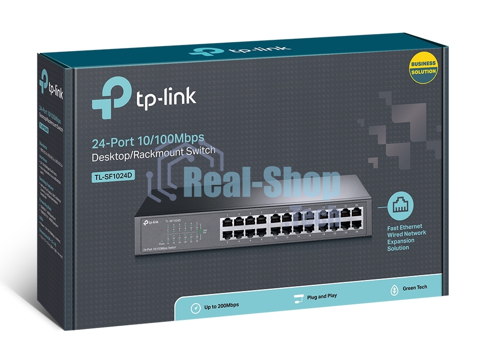 Коммутатор TP-Link SMB TL-SF1024D Коммутатор 24-port 10/100M Switch