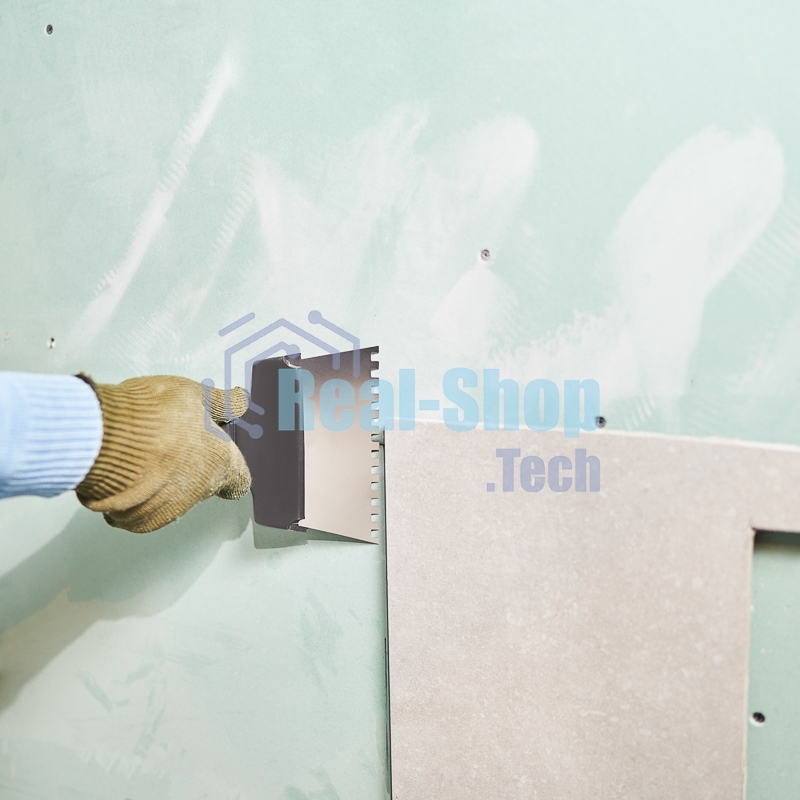 Шпатель фасадный Rexant 150 мм зуб 6х6 нержавеющая сталь, пластмассовая ручка