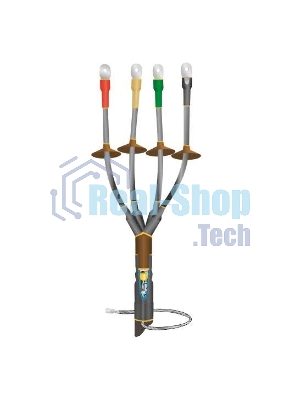 Муфта кабельная концевая наружной установки 1кВ КНТпН 4х(35-50мм) с болтовыми наконечниками Нева-Транс Комплект 22020096