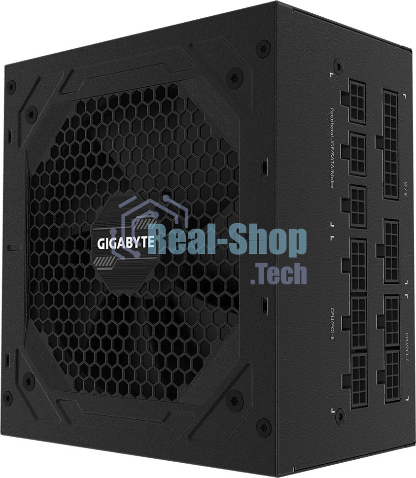 Блок питания Gigabyte GP-P850GM RTL, 850Вт, 80 PLUS Gold, 120мм, модульный, черный